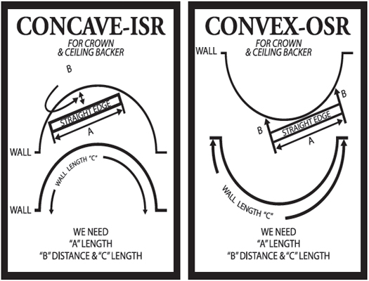 Concave Convex-Crown Moulding